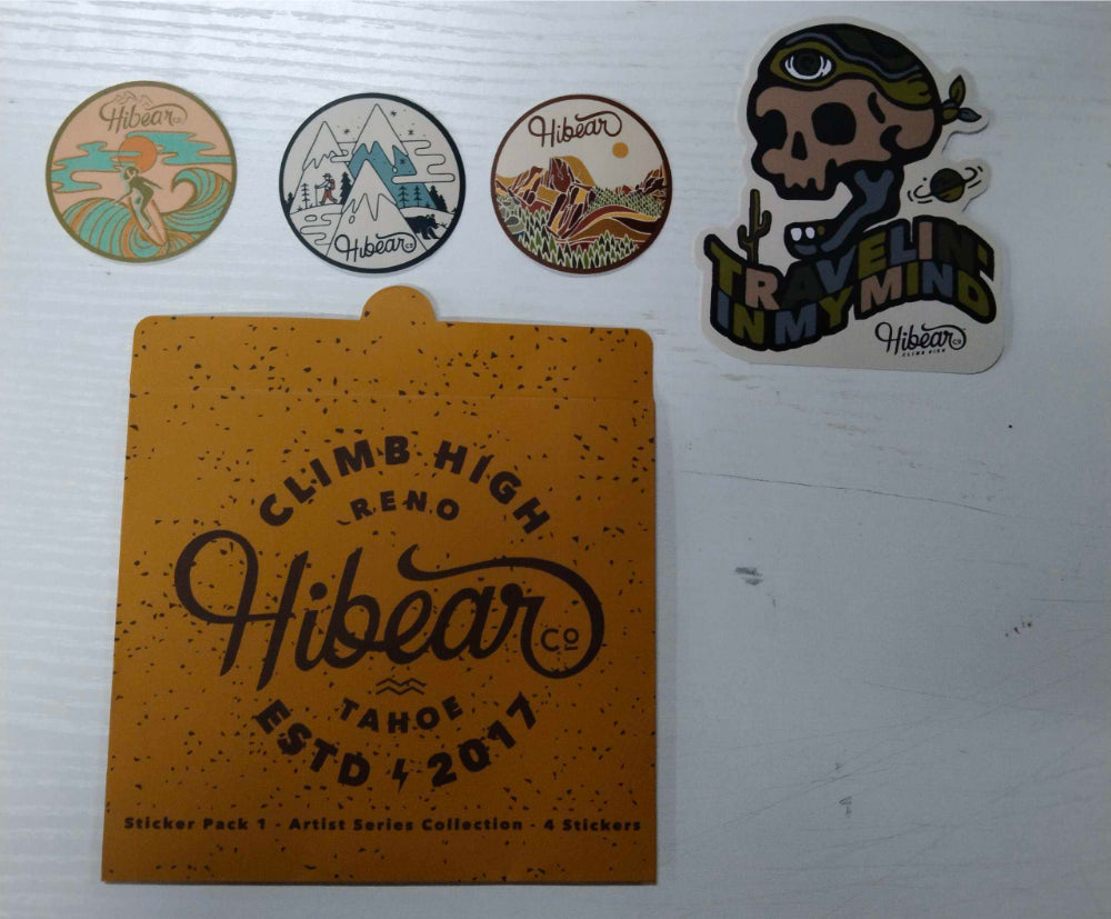 Sticker Pack 1 - Artist Series Collection - 4 Stickers