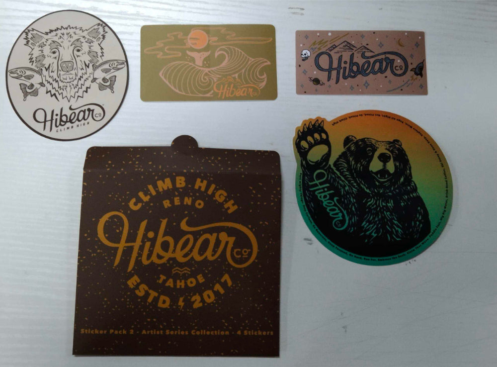 Sticker Pack 2 - Artist Series Collection - 4 Stickers