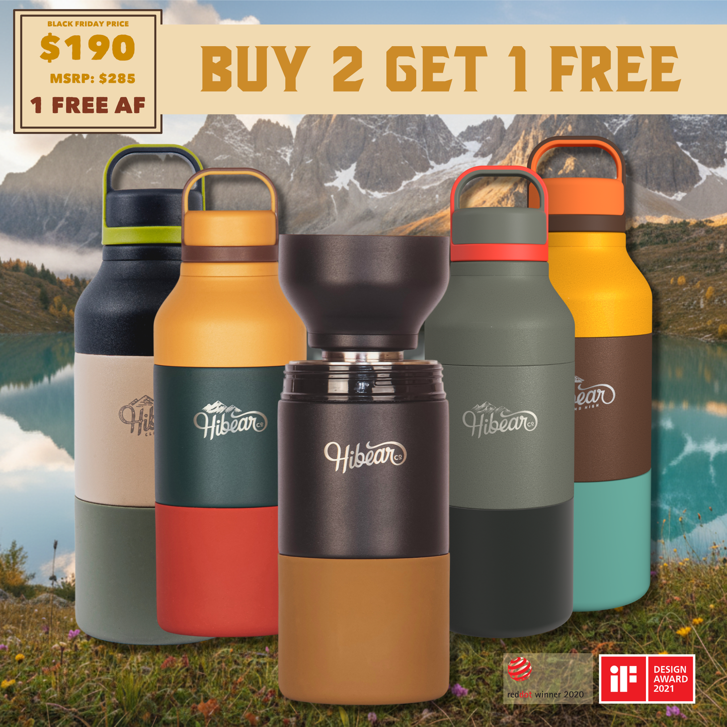 Buy 2 Get 1 Free – All-Day Adventure Flask