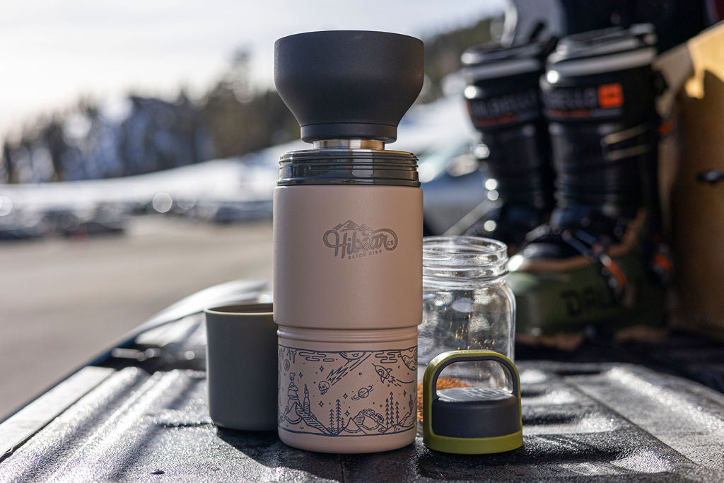 All-Day Adventure Flask in the mountains