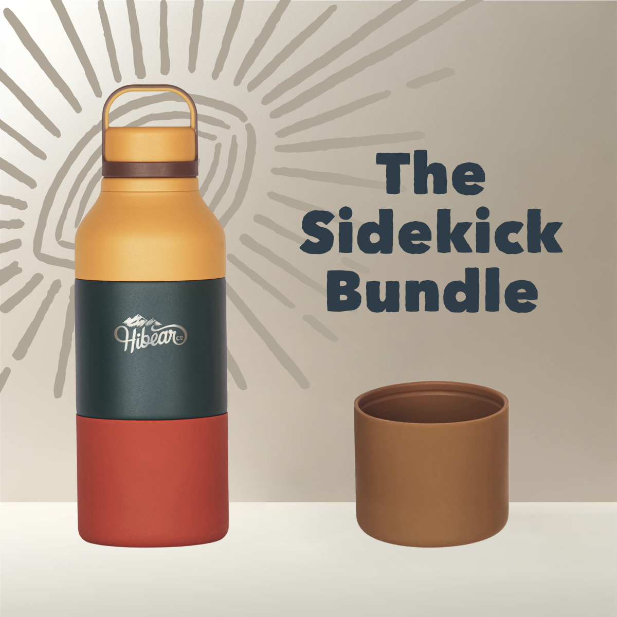 The Sidekick - Adventure Flask + Extra Sleeve