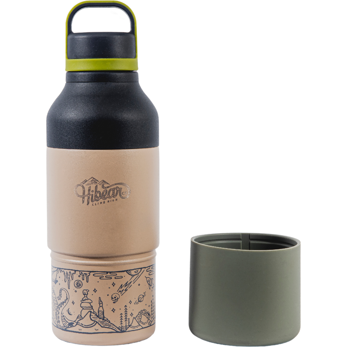 Travelin' In My Mind - 32 oz All-Day Adventure Flask | Hibear Travelin' In My Mind - 32 oz All-Day Adventure Flask | Hibear