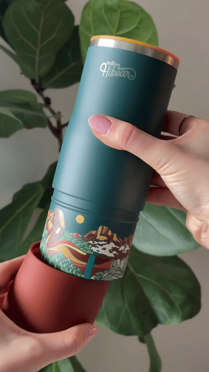 Silicone collar pulled down to reveal hidden artwork beneath